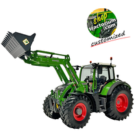 Tractorium Customs 1346 Fendt 722 Vario mit 5X90 Cargo Frontlader mit Bressel Lade Schaufel